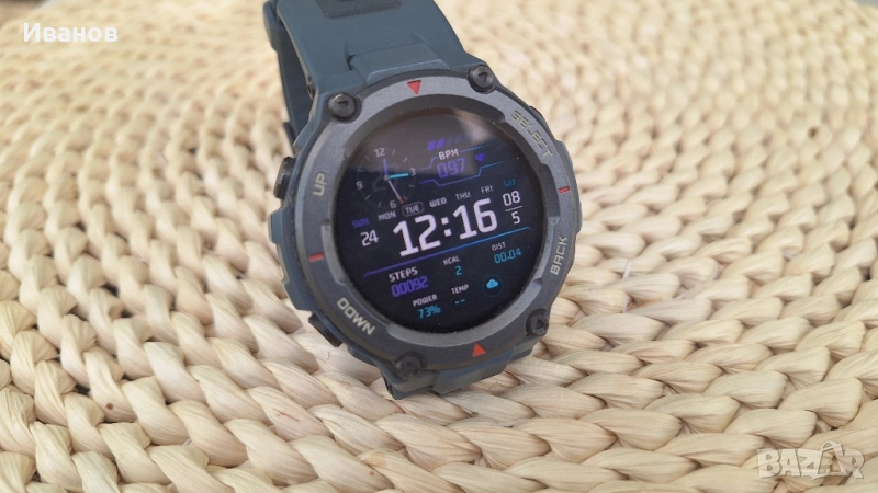 Спортен смарт часовник Amazfit t-rex pro, снимка 1