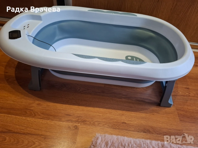 Сгъваема вана с дигитален термометър , снимка 3 - За банята - 53782443