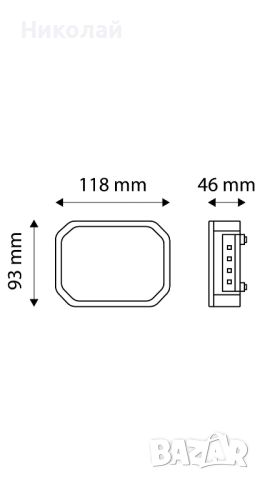 LED комбиниран стоп за ремаркета, платформи и др., снимка 6 - Аксесоари и консумативи - 46628373