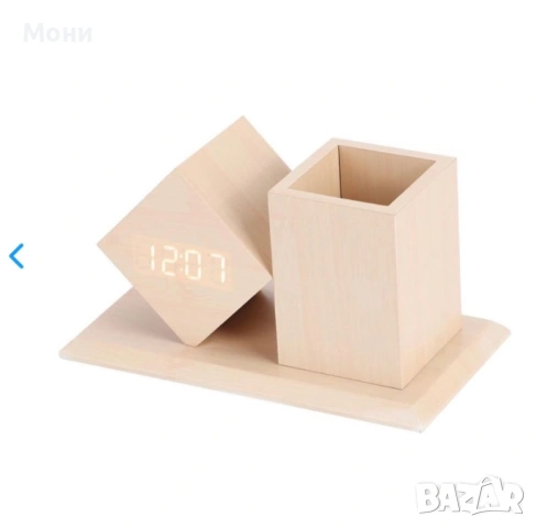 Органайзер и LED часовник с няколко показателя 2 в 1, снимка 2 - Друга електроника - 53918822