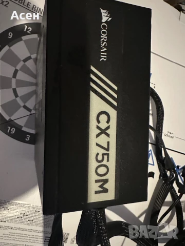 захранване за компютър Corsair CX Series CX750M - 750W Bronze, снимка 2 - Други - 38991683
