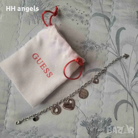 Guess нова гривна,сребриста, снимка 2 - Гривни - 48164828