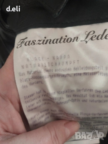 Кашмирен пуловер XXL и Кожено Яке Унисекс. Kapraun Original 100% Lambleather Уникално яке, снимка 7 - Якета - 47935922