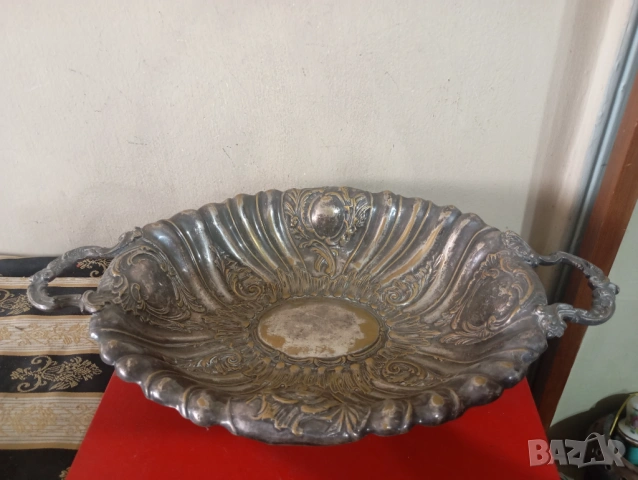 Антична италианска посребрена купа