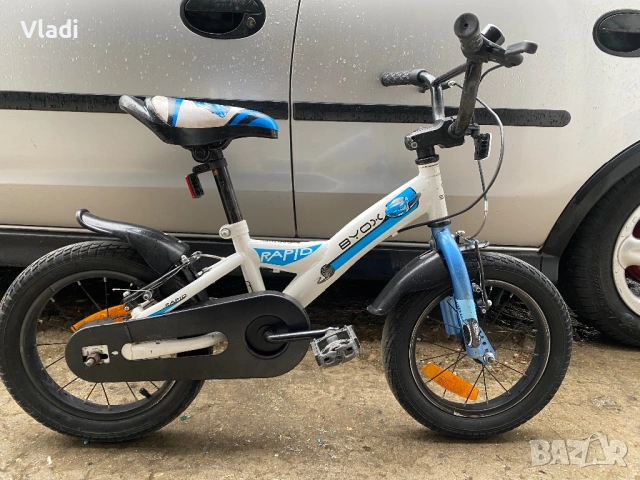 Детски велосипед byox 14”, снимка 4 - Детски велосипеди, триколки и коли - 53965294