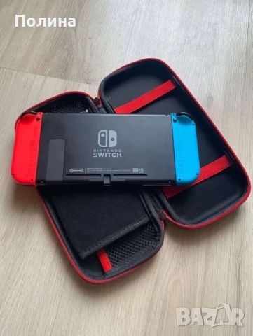Nintendo Switch + 11 игри + кейс и стъклен протектор, снимка 6 - Nintendo конзоли - 53838158