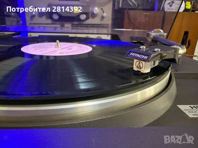 Грамофон HITACHI SDT-170 с касетен дек, усилвател и радио тунер, снимка 5 - Грамофони - 54157216