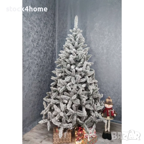 Изкуствена коледна елха Grand Victoria заснежена, Луксозно коледно дърво