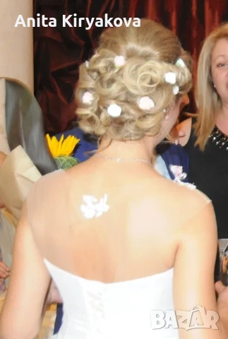 булчинска рокля елегантност и нежност в едно, снимка 2 - Рокли - 54152050