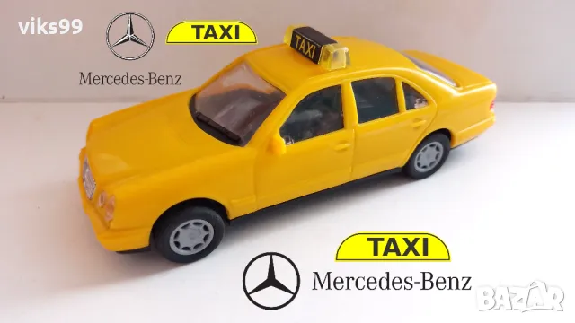 Пластмасова количка Mercedes Benz Taxi, снимка 1 - Колекции - 48992844