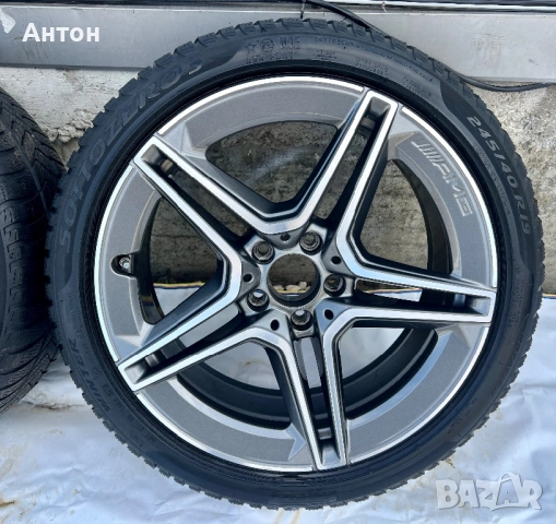Джанти оригинални AMG с гуми за Мерцедес W257 - 245/40/R19, снимка 3 - Гуми и джанти - 54080526
