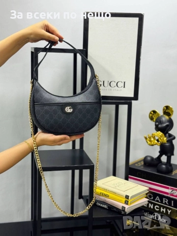 Gucci Дамска Чанта С Къса И Дълга Дръжка Синджир За През Рамо Гучи - Различни Цветове Код E922, снимка 5 - Чанти - 51940208