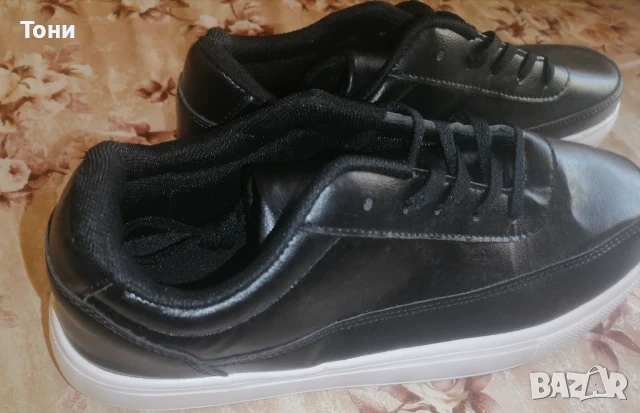 Нови Кожени Мъжки Маратонки 45, снимка 10 - Маратонки - 53661325