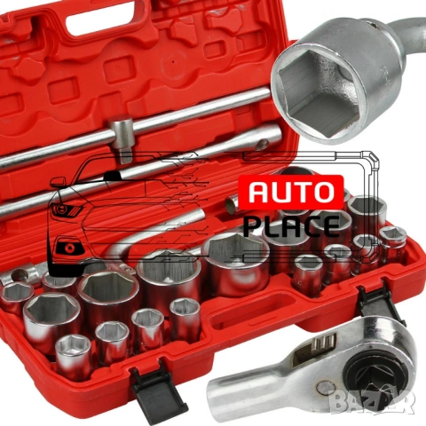 Шестостенно камионско гедоре 26 части 3/4″ и 1″ 21 – 65 мм Mar-Pol