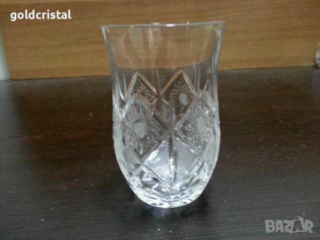 Кристална ваза вазичка , снимка 1 - Антикварни и старинни предмети - 46011317