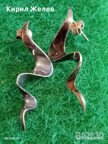 ЕКСТРАВАГАНТНИ ДАМСКИ СРЕБЪРНИ ОБЕЦИ МУЗА АРТ БИЖУ 38272