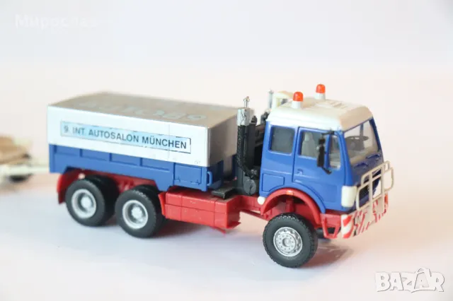 HERPA H0 1/87 MERCEDES ТЕЖКОТОВАРЕН ПРЕВОЗ КАМИОН МОДЕЛ, снимка 7 - Колекции - 50125011