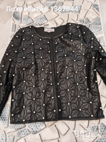 Дамско кожено яке , снимка 2 - Якета - 53519888