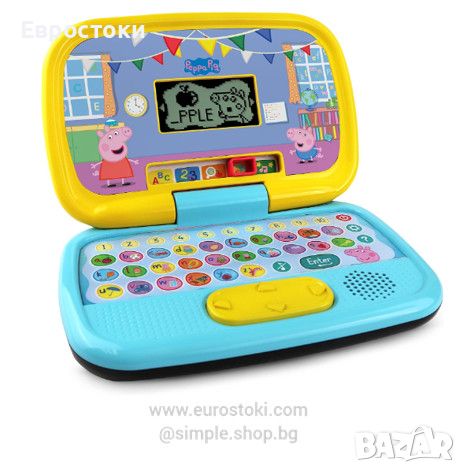 Детски лаптоп VTech Peppa Pig, интерактивна играчка