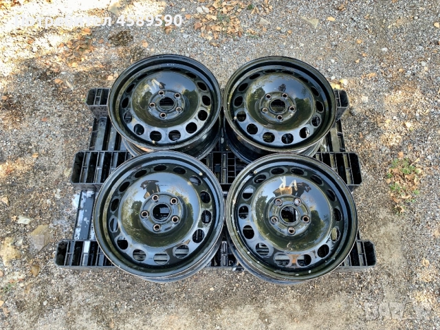 4бр.Оригинални железни джанти 16цола ET50 5x112 за Vw,Audi,Seat,Skoda