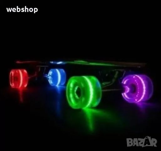 Пениборд със светещи колела , снимка 3 - Скейтборд, ховърборд, уейвборд - 45276755