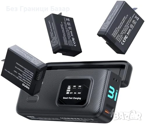 Ново Hero 13 тройно зарядно 30W USB-C PD с LED дисплей + 3 батерии