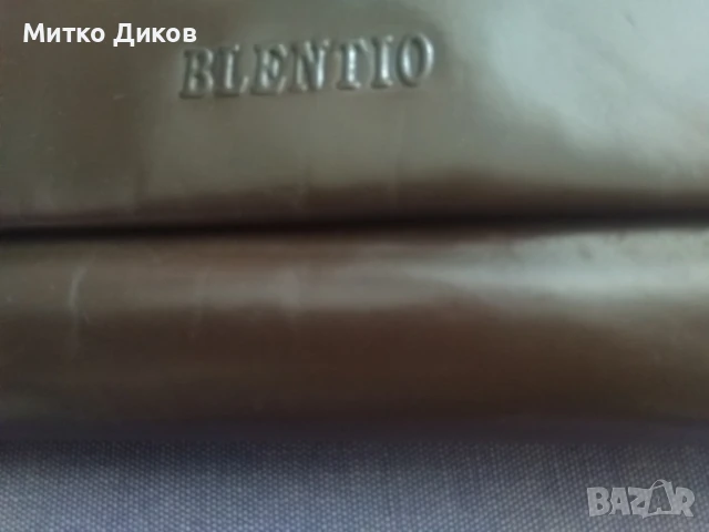 Марков портфейл Блентио естествена кожа 160х105мм, снимка 3 - Портфейли, портмонета - 51005918
