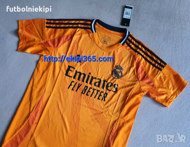 Реал Мадрид оранжева тениска 2024/25, снимка 1 - Спортни дрехи, екипи - 36863293