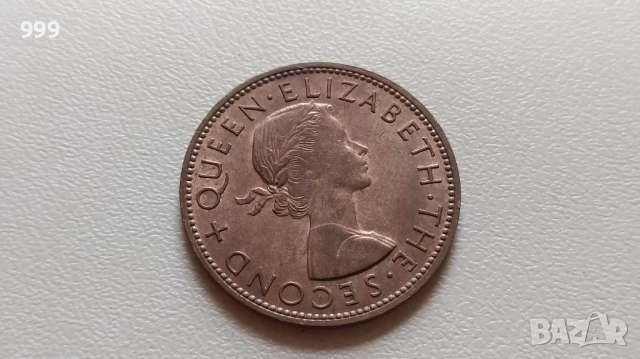 50 цента, 1 долар, 2 долара, 1 пени 1958, 1960, 1961 Нова Зеландия, снимка 17 - Нумизматика и бонистика - 46534055