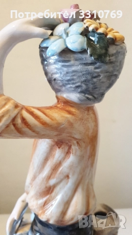 Рядка находка-голяма италиянска порцеланова статуетка , снимка 4 - Статуетки - 51829627