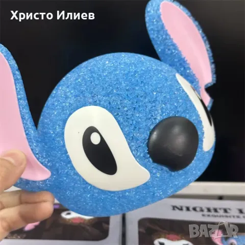 Стич синя настолна лампа Disney Stitch, снимка 4 - Настолни лампи - 49289580