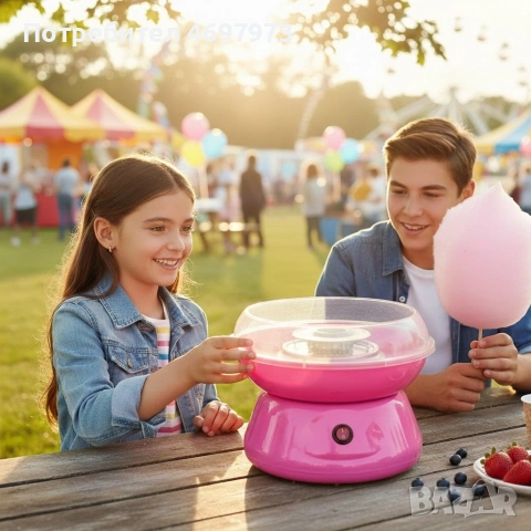 Машина за захарен памук за дома, снимка 7 - Други - 53255334