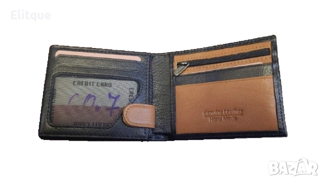 Мъжко портмоне в различни цветове от естествена к., снимка 7 - Портфейли, портмонета - 52895622