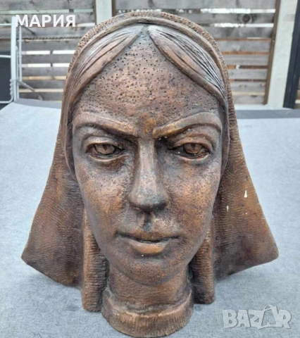 Модернистична медна скулптура, втора половина на ХХ век, снимка 8 - Антикварни и старинни предмети - 53755846