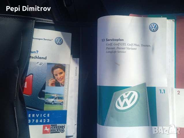 Оригинални книжки документи упътвания VW Golf Mk5 2006, снимка 3 - Части - 54249021