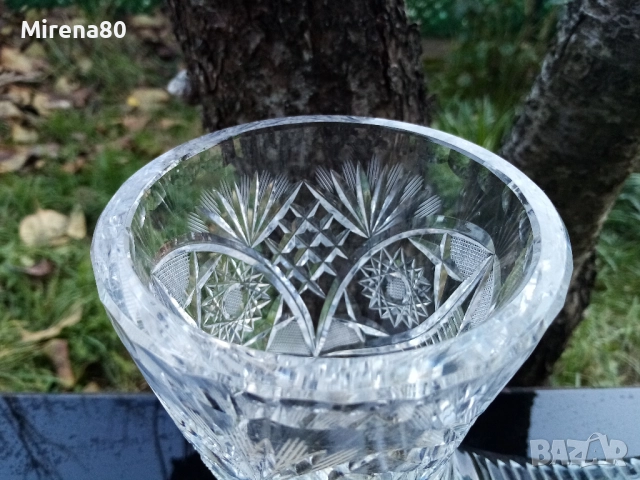 Кристален рог на изобилието, снимка 3 - Антикварни и старинни предмети - 52931184