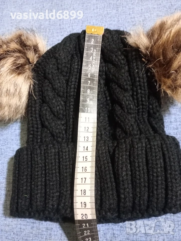 Дамска зимна шапка , снимка 3 - Шапки - 53844580