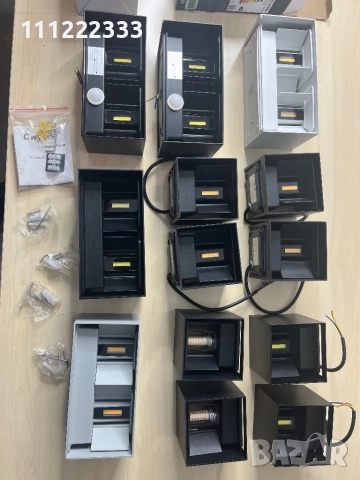 💡 Модерни фасадни LED лампи – единични, двойни и със сензор за движение 💡