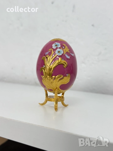 Колекционерско порцеланово яйце - Franklin Mint. №7628, снимка 5 - Антикварни и старинни предмети - 52481188
