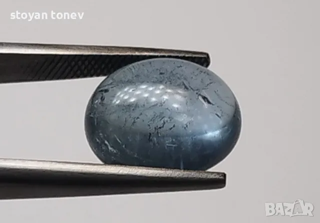 Син турмалин кабошон - 4.28кт.! Нов!, снимка 14 - Други - 49667193