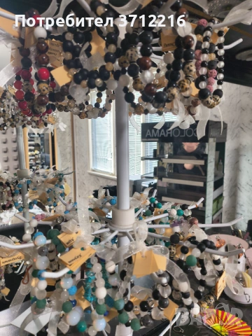 Гривни естествени камъни 80 броя, снимка 3 - Гривни - 54174258