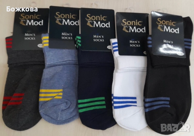 Български къс конч чорапи, снимка 3 - Мъжки чорапи - 53699150