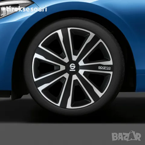 4 Броя LUX QUALITY SPARCO 16 инча Тасове за джанти 16'' Sparco PALERMO, снимка 3 - Аксесоари и консумативи - 50425111