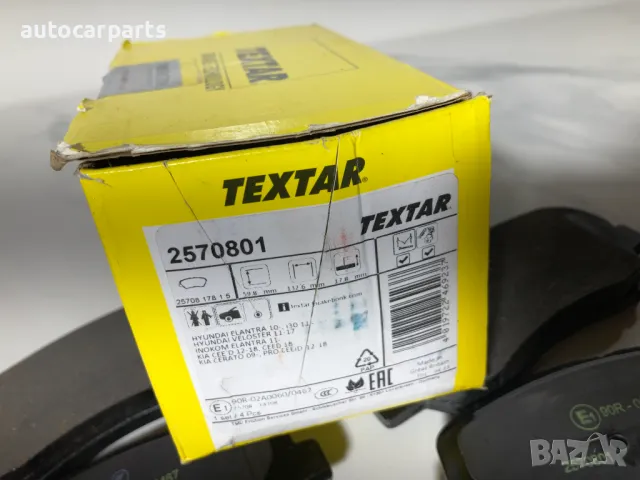 Спирачни накладки TEXTAR за HYUNDAI i30, Elantra, Veloster, Equus, KIA Cerato, Quoris, Cee’d, снимка 4 - Части - 48317530