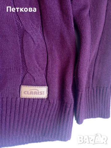 Нов мъжки плетен пуловер с поло , снимка 4 - Пуловери - 50497215