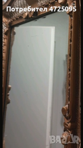 Италианско бароково огледало, снимка 2 - Огледала - 54103307