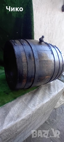 здраво дъбово дървено буре 10л, снимка 5 - Антикварни и старинни предмети - 54115004