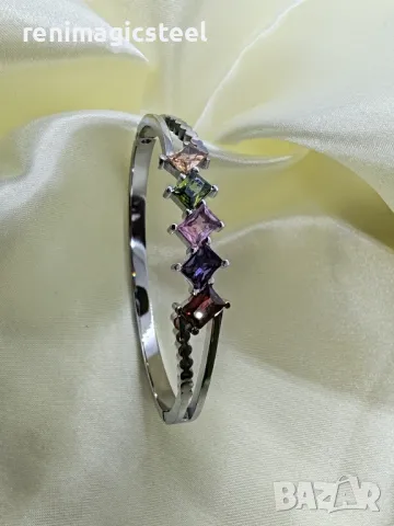 Гривни от медицинска стомана , снимка 4 - Гривни - 50275641