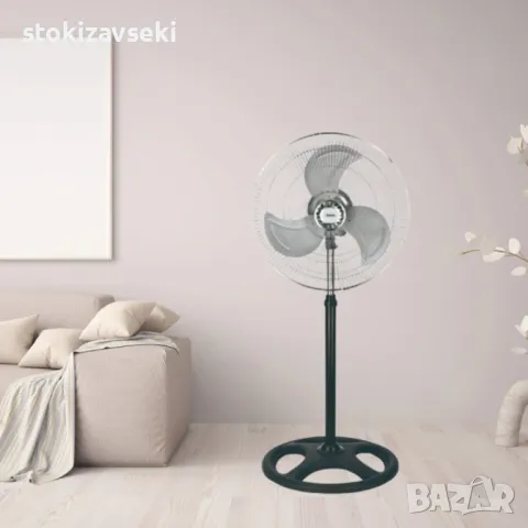 Вентилатор 3 в 1 Rosberg, 70W, 18", на стойка, за стена, настолен, снимка 1