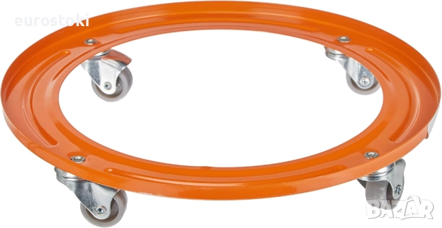 Broncinox 10118 Com Gas  - Метална поставка с колела за бутилка с бутан, за кани за вода, саксии